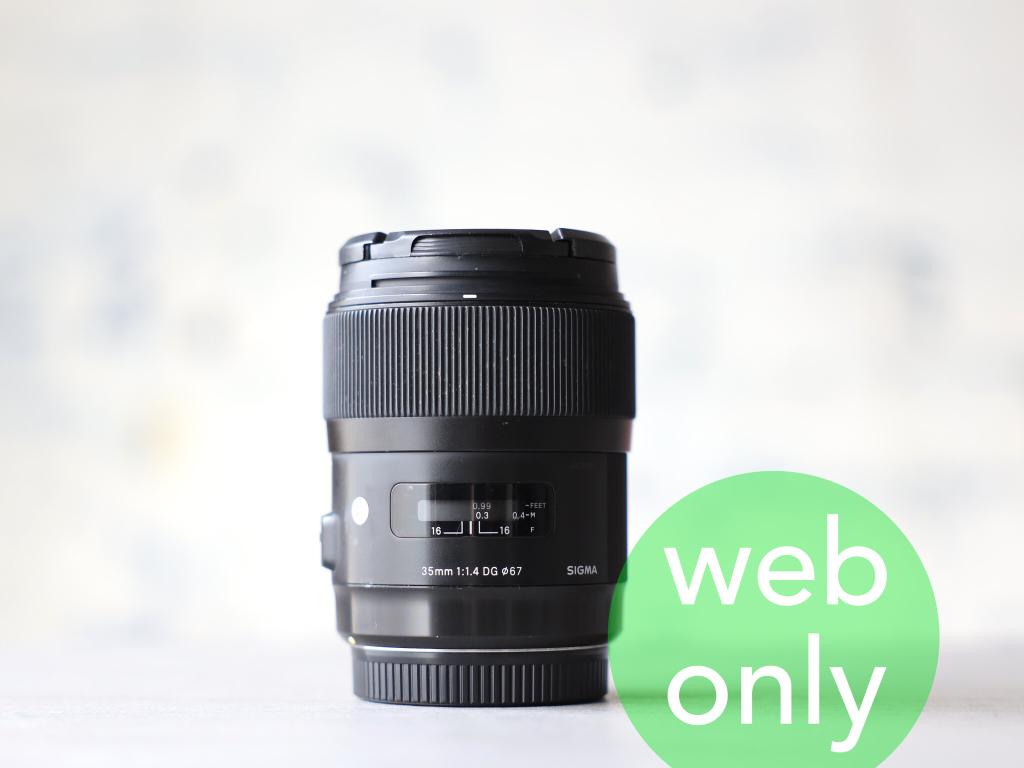 Sigma 35mm f/1.4 DG HSM Art (Canon) - Incl. 1 jaar garantie!, Gebruikt, -, Verzenden, -
