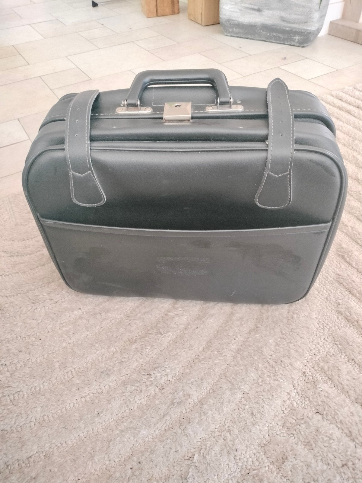 Vintage tas, Ophalen, Gebruikt, Zwart, Handtas