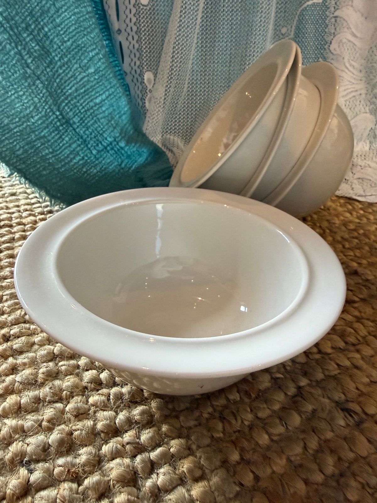 Alessi La Bella Tavola schaaltjes (4x), Ophalen of Verzenden, Zo goed als nieuw, Rond, Porselein of Keramiek