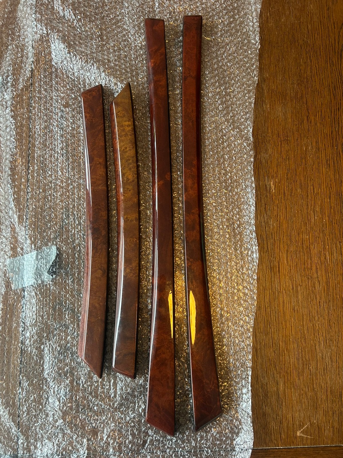 Saab 9-3 NG deur sierlijsten hout, Auto-onderdelen, Ophalen of Verzenden, Gebruikt, Saab