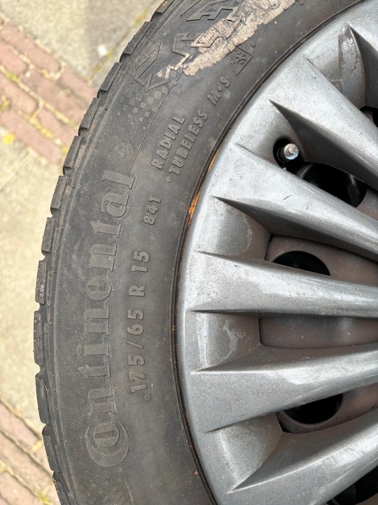 Autobanden te koop: 4x Mini winterbanden, Auto-onderdelen, Ophalen, Gebruikt, 15 inch, 175 mm