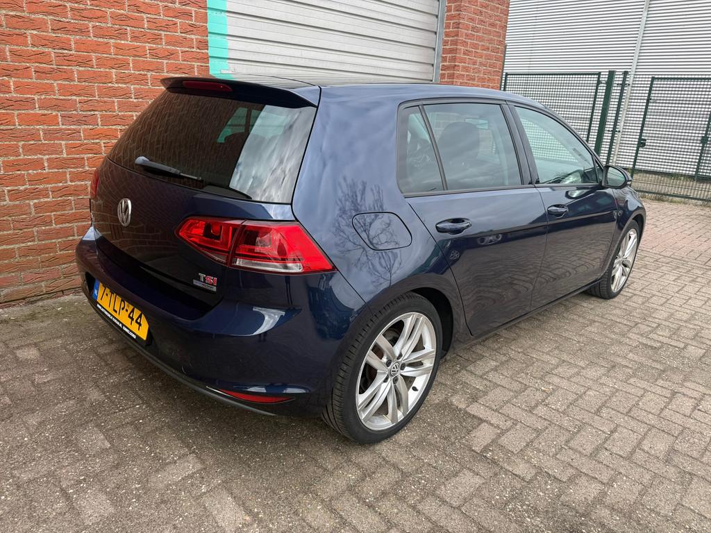 Volkswagen Golf 1.4 TSI ACT Highline 5-Drs Bj:2014 NAP!, Gebruikt, Euro 6, 4 cilinders, Blauw