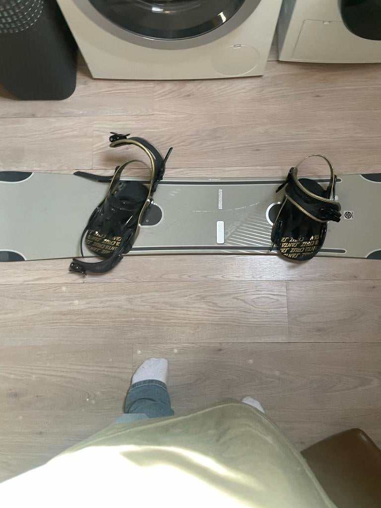 Snowboard met bindingen 🏂, Ophalen of Verzenden, Gebruikt, Board