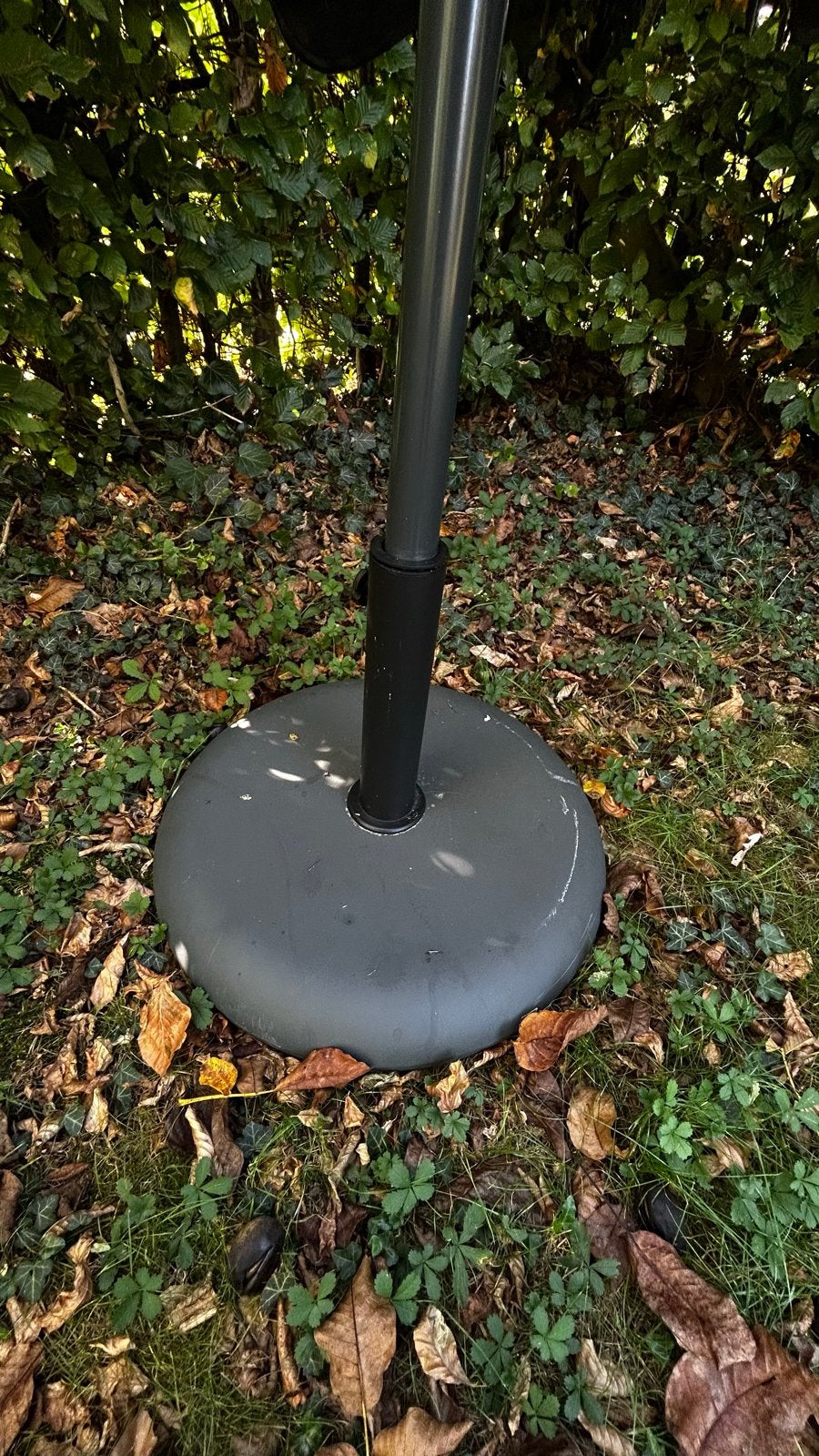 Foto 4 van Zweefparasol met voet - Grijs