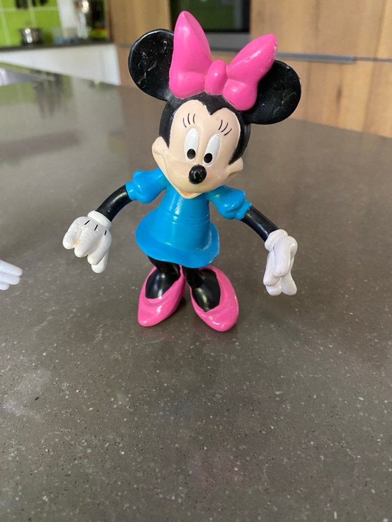 Poppetje Minnie Mouse, Ophalen of Verzenden, Mickey Mouse, Zo goed als nieuw, Beeldje of Figuurtje