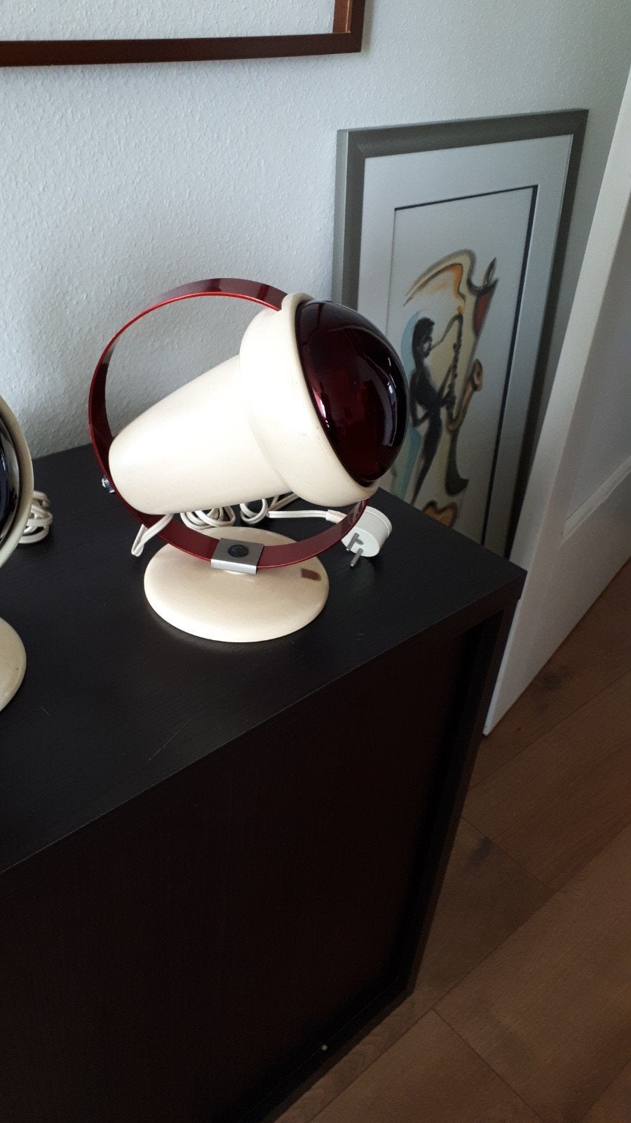 2x vintage Infrarood lamp Philips design Charlotte Perriand, Ophalen of Verzenden
