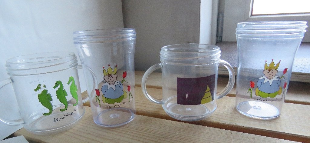 Bekers voor kinderen, Overige materialen, Gebruikt, Ophalen of Verzenden, Overige stijlen