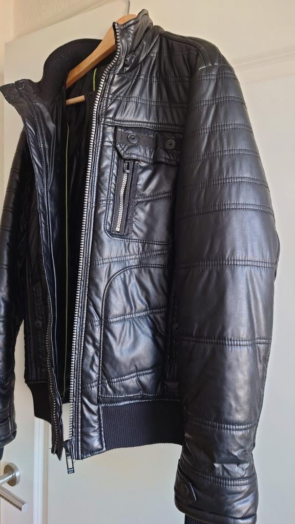 Heren jas zwart XL, Kleding | Heren, Ophalen of Verzenden, Zo goed als nieuw, Maat 56/58 (XL), Zwart