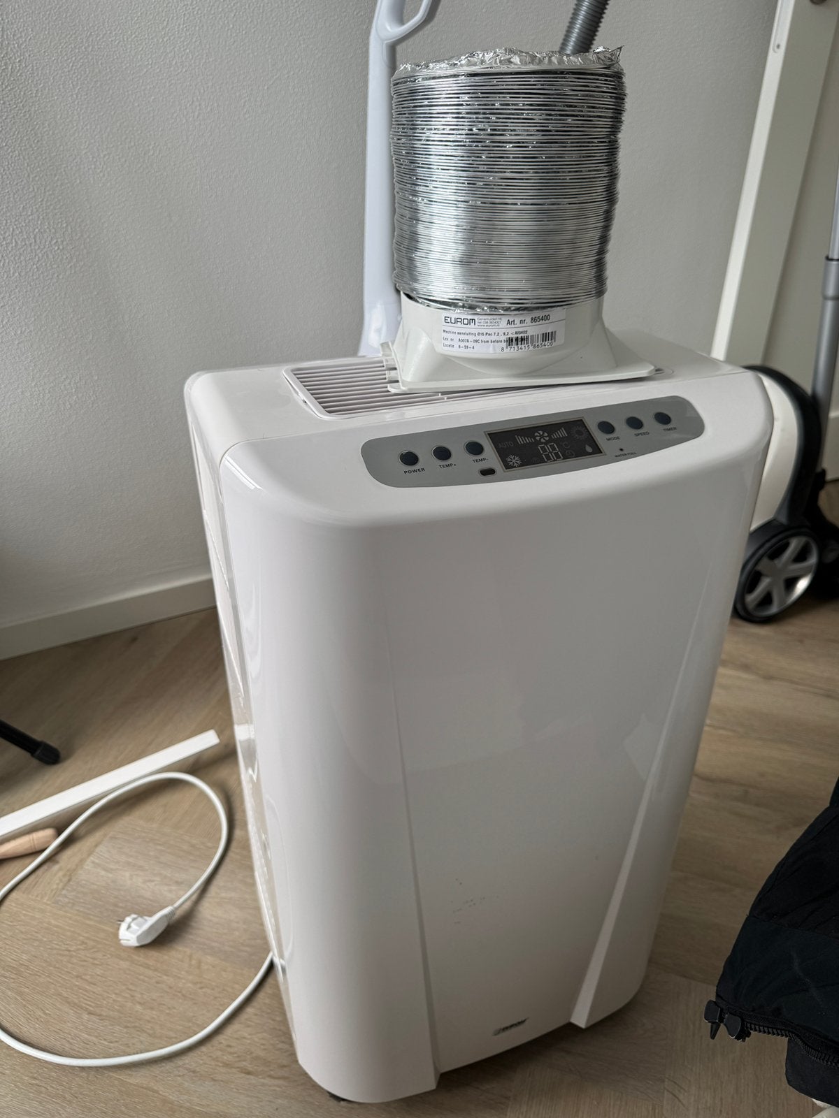 Krachtige Eurom PAC 14 mobiele airco (14.000 BTU), Witgoed en Apparatuur, Airco's, Ophalen, Zo goed als nieuw, Mobiele airco, 3 snelheden of meer