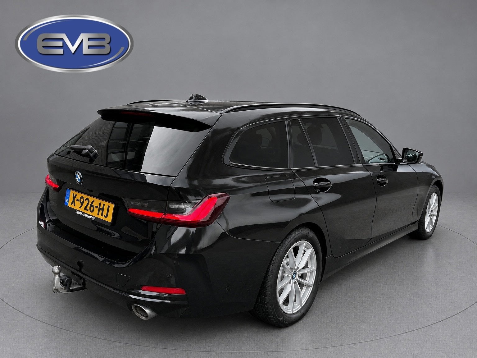 BMW 3-serie Touring 320e Black line, facelift, lederen sport, Auto's, Gebruikt, Euro 6, 4 cilinders, Hybride Elektrisch/Benzine