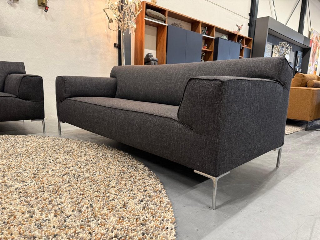 Nieuw Design on Stock Bloq 4 & 3 zits bank senna stof, 75 tot 100 cm, Ophalen of Verzenden, Rechte bank, Stof