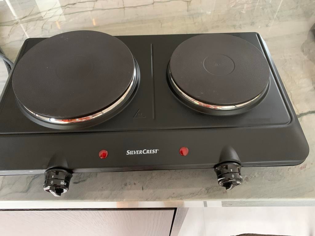 SilverCrest Dubbele Kookplaat 2500W - Zo goed als nieuw, Witgoed en Apparatuur, Kookplaten, Ophalen, 3 kookzones of minder, Zo goed als nieuw