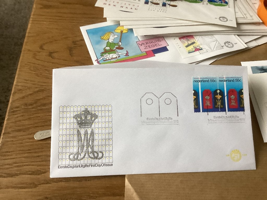 No2371 Afwijkend E168 paar Nederland jaargangen fdc 1963 tm, Postzegels en Munten, Postzegels | Eerstedagenveloppen, Ophalen, Onbeschreven