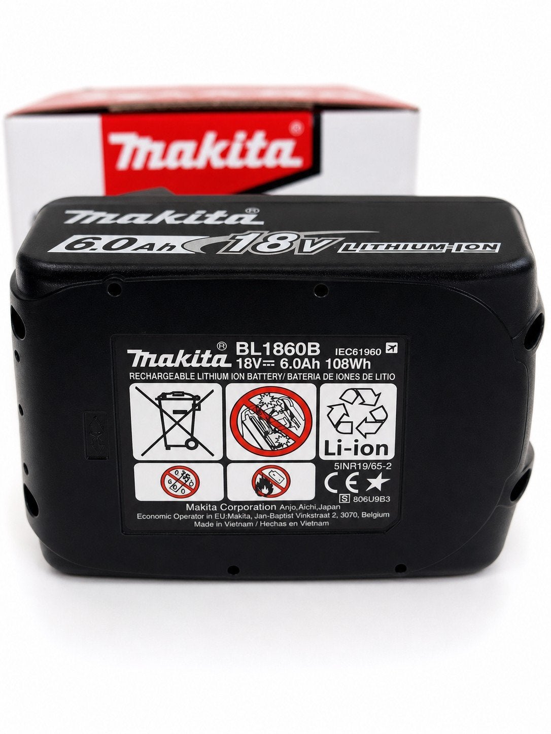 Nieuwe Makita 18V 6.0Ah Accu's - Krachtig en Duurzaam, Doe-het-zelf en Verbouw, Gereedschap | Machine-onderdelen en Toebehoren
