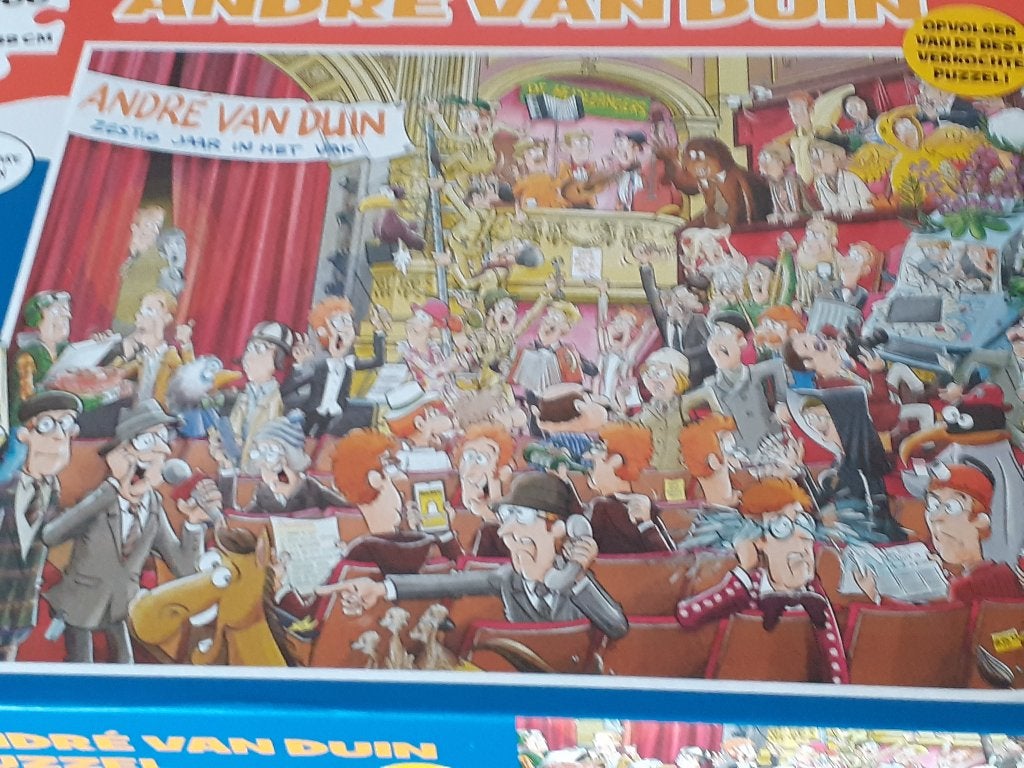 Leg puzzel van Andre van Duin, Hobby en Vrije tijd, Ophalen of Verzenden, 500 t/m 1500 stukjes, Zo goed als nieuw, Legpuzzel