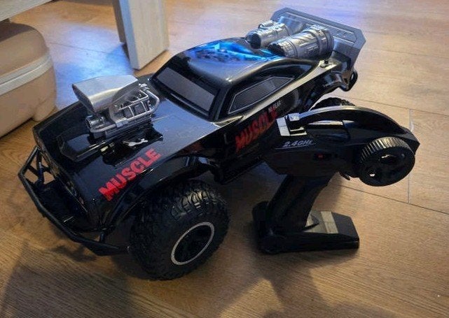 RC Muscle Car met afstandsbediening, Elektro, Auto offroad, Ophalen of Verzenden, Zo goed als nieuw