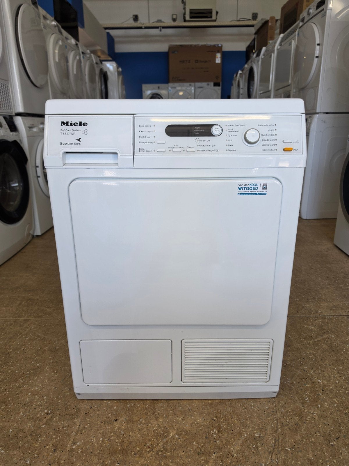 Miele T 8827 Softcare warmtepompdroger | Gratis thuis 🚚✅️, Witgoed en Apparatuur, Wasdrogers, Jirnsum, 6 tot 8 kg, Overige typen