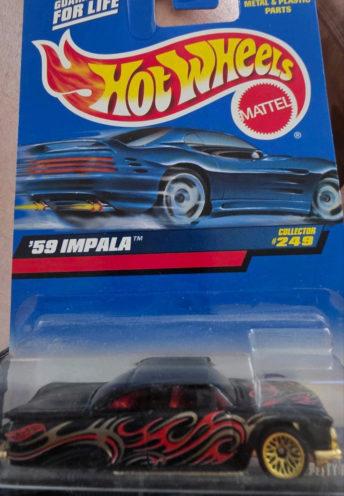Hot Wheels '59 Impala Collector #249 - Zwart met vlammen, Ophalen of Verzenden, Nieuw, Auto