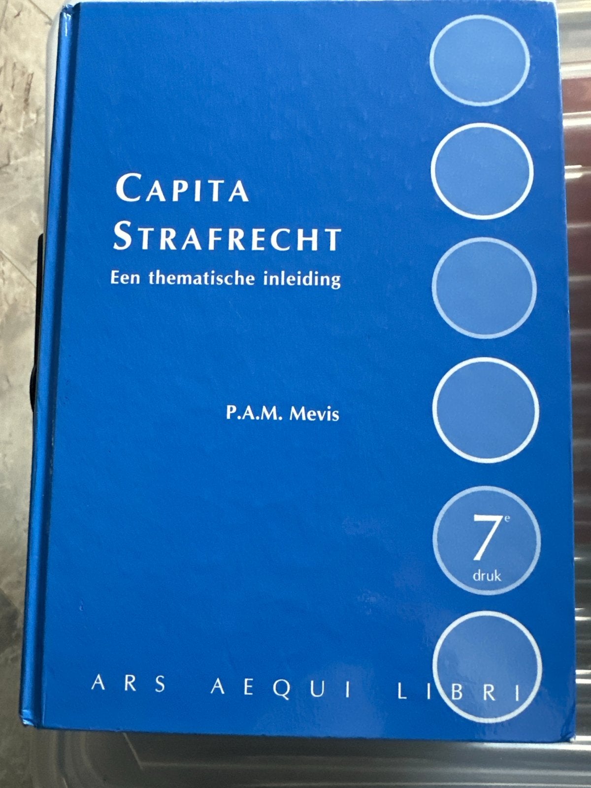 Capita Strafrecht - Een thematische inleiding (7e druk), Ophalen of Verzenden, Gamma, Gelezen, WO