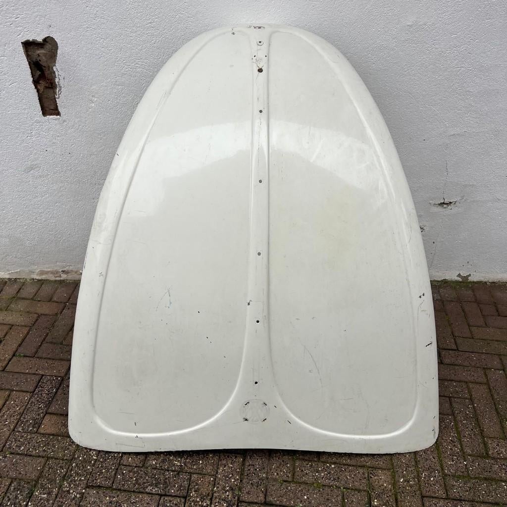 VW Beetle 58-60 motorkap voorzijde 4 lipjes wit, Ophalen of Verzenden, Gebruikt