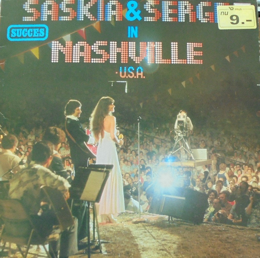 LP Saskia & Serge in Nashville U.S.A., Verzenden, Zo goed als nieuw, 12 inch