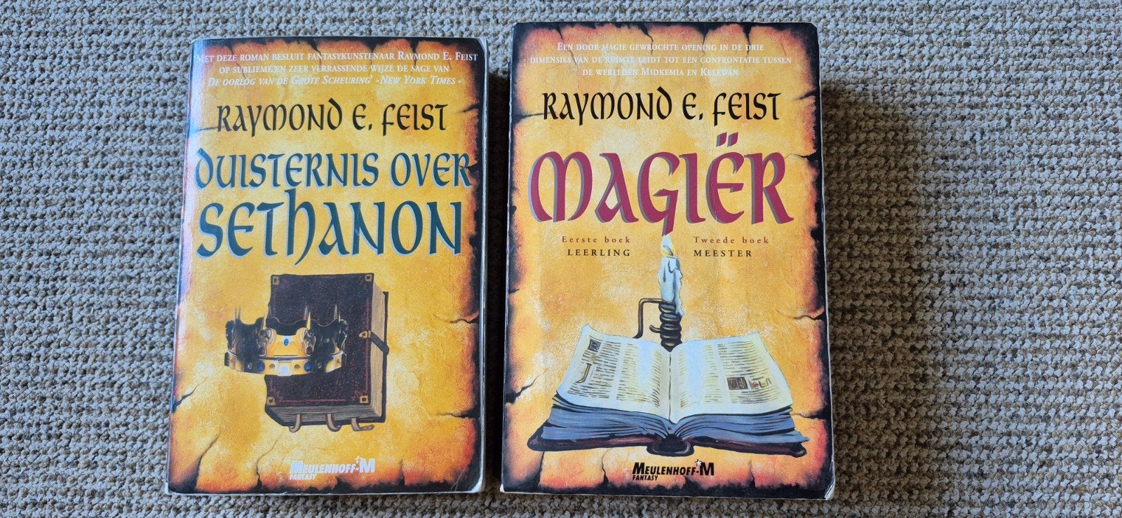 Raymond E Feist: Magiër en Duisternis over Sethanon, Ophalen of Verzenden, Gelezen