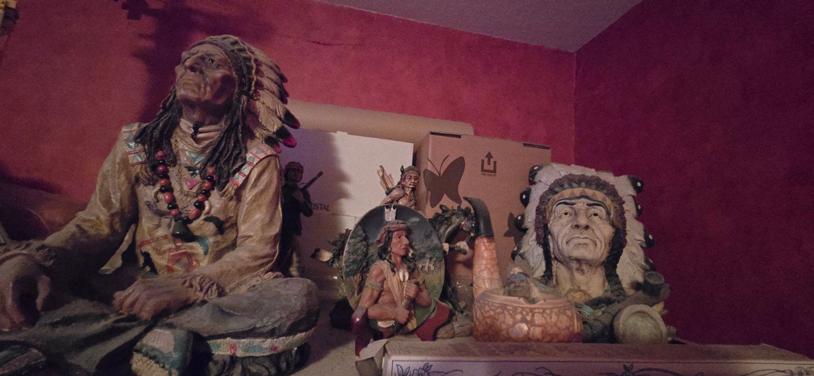 indianen beelden, Ophalen, Mens
