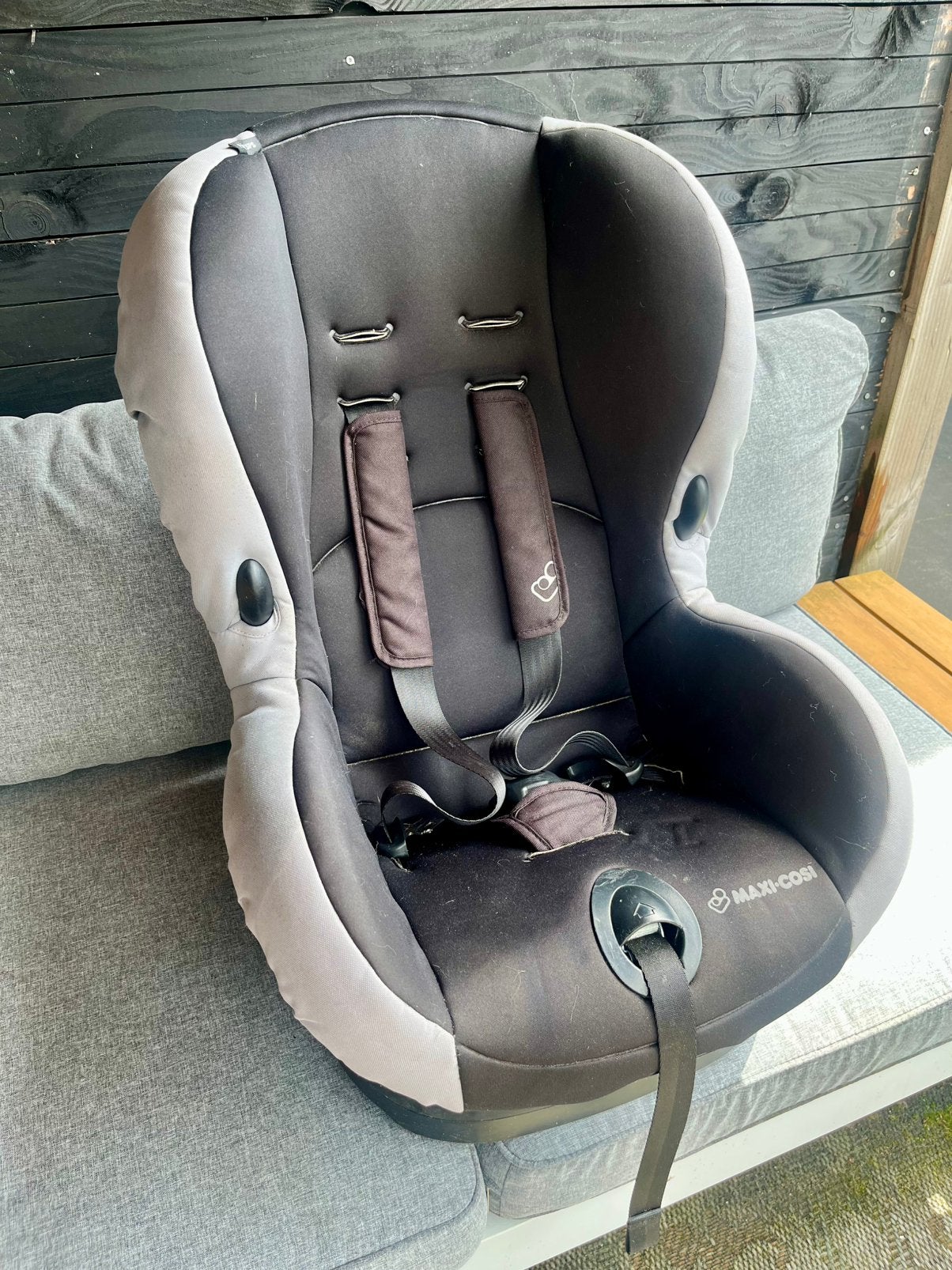 Maxi Cosi Tobi zwart/grijs, Ophalen, 9 t/m 18 kg, Maxi-Cosi, Gebruikt