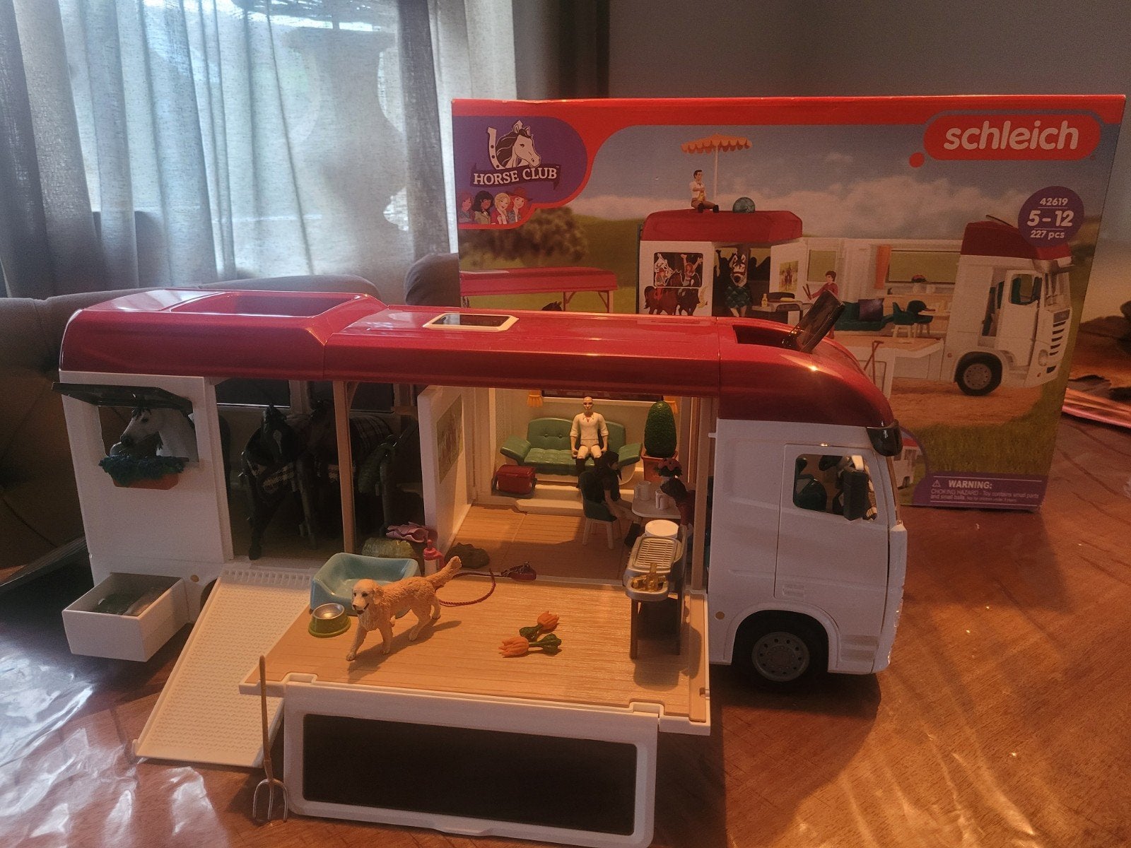 schleich vrachtwagen 42619, Ophalen of Verzenden, Zo goed als nieuw