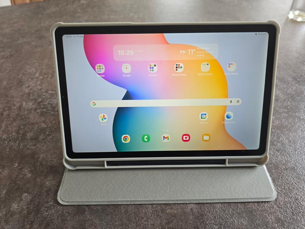 Samsung Galaxy Tab S6 Lite met S Pen en hoes tablet SM-P610, 10 inch, Uitbreidbaar geheugen, Ophalen of Verzenden, Zo goed als nieuw