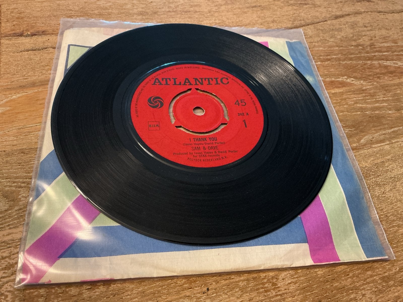 Sam & Dave - I Thank You / Wrap It Up (Vinyl Single), Gebruikt, 7 inch, Ophalen of Verzenden, Beschermende buitenhoes
