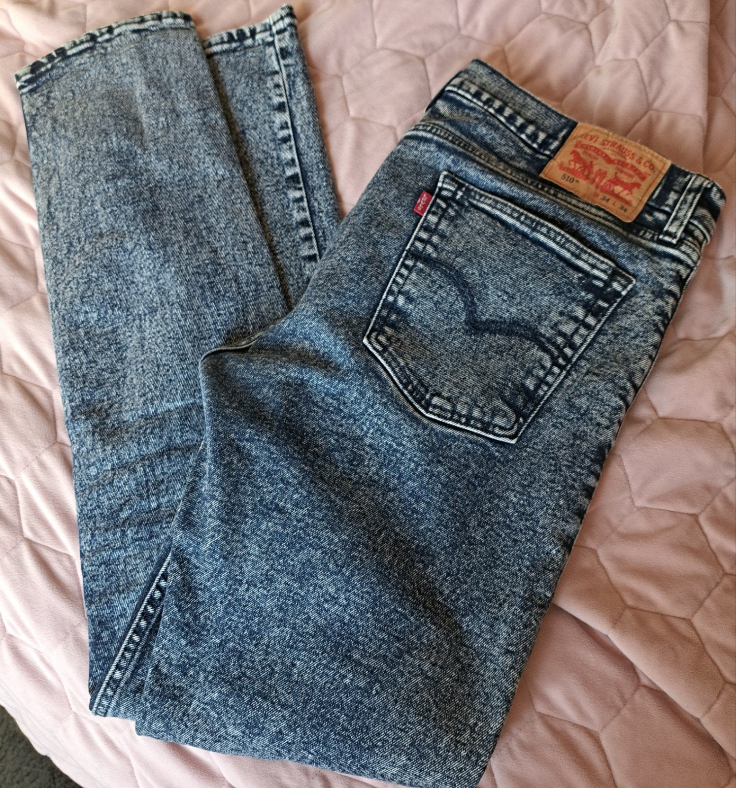 Levi's  jeans 34/34 - Zo goed als nieuw, Levi's, Blauw, Ophalen of Verzenden, Zo goed als nieuw
