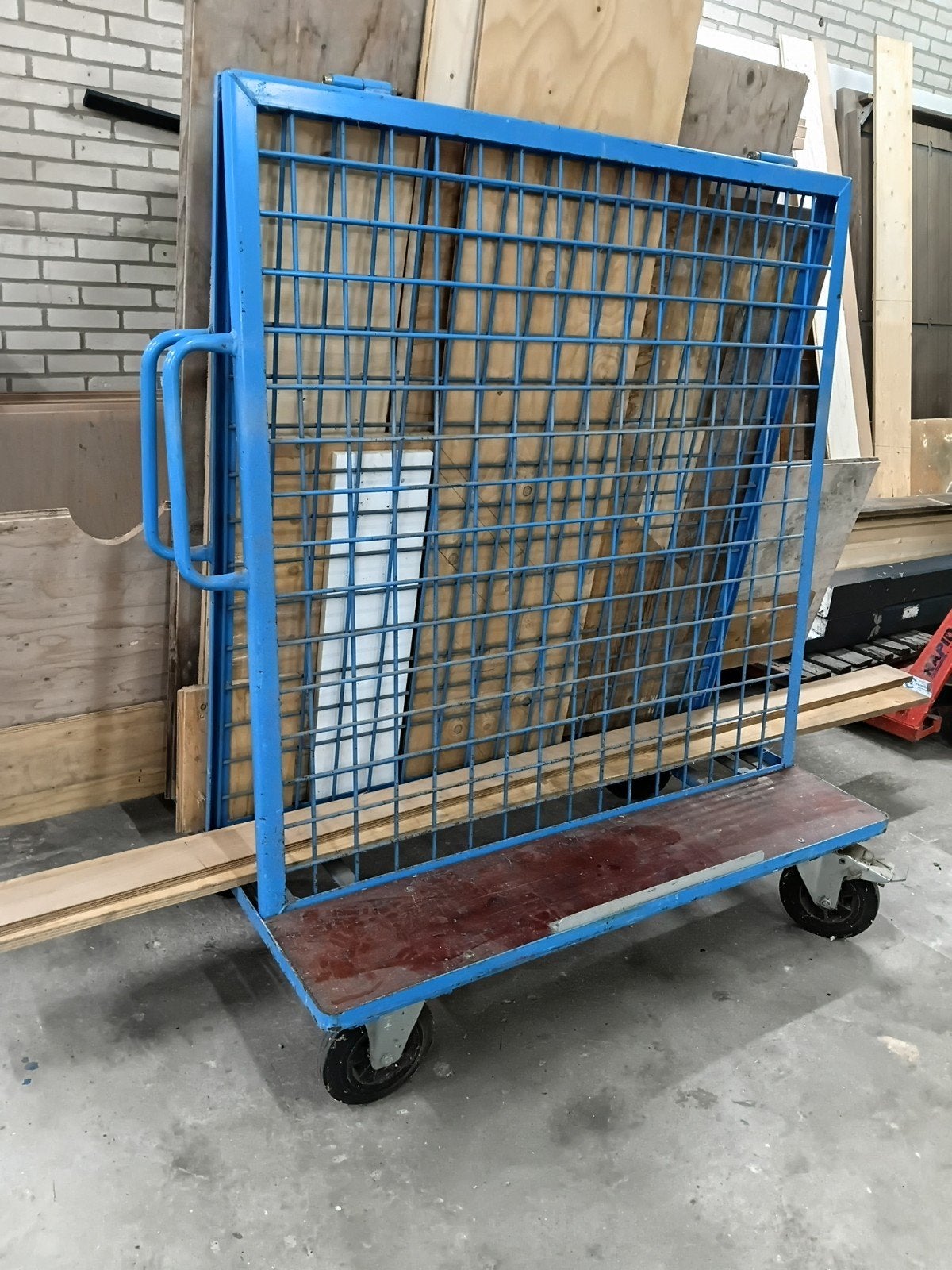 Materiaalwagen Platenkar, 100 liter of meer, Ophalen, Steekwagen