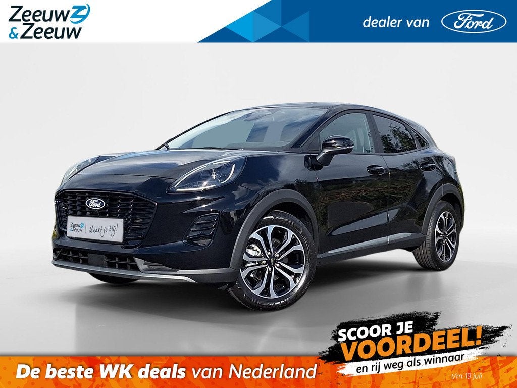 Ford Puma 1.0 EcoBoost Hybrid Titanium | €5.000,- Korting, Auto's, Ford, Bedrijf, Te koop, Puma, ABS, Achteruitrijcamera, Airbags