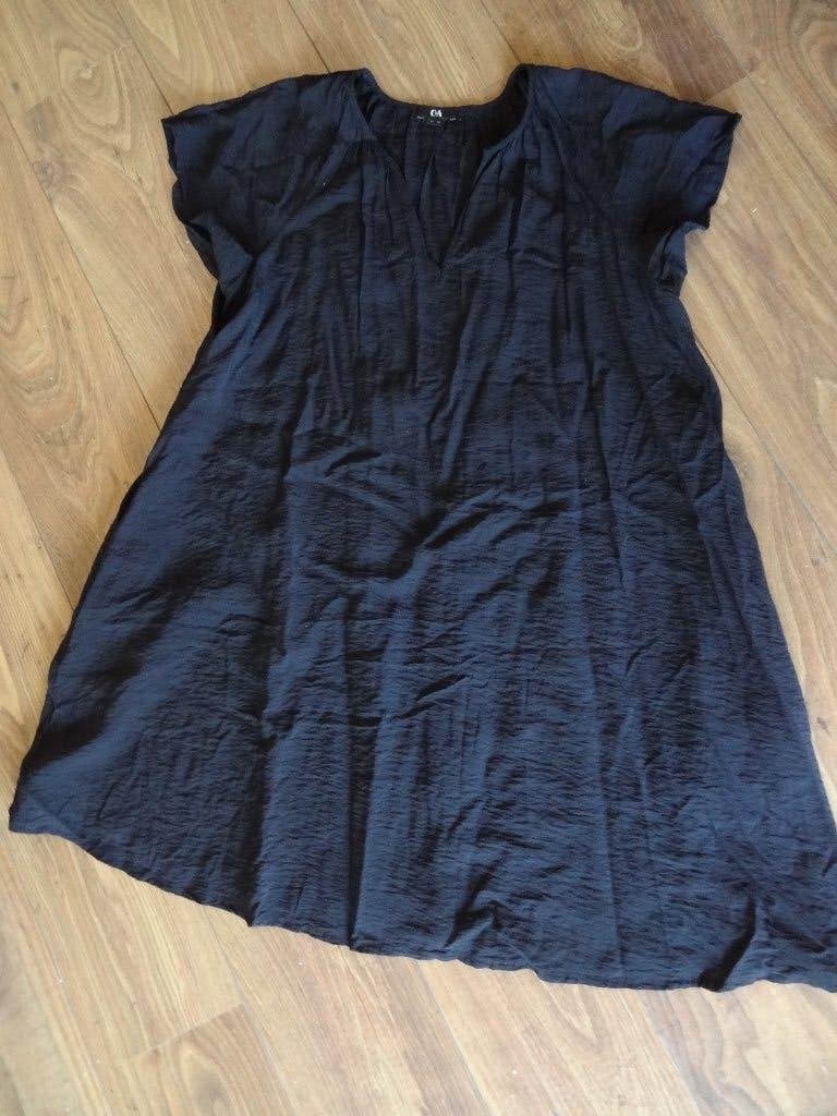 C&A jurk, Kleding | Dames, Zwart, Maat 46/48 (XL) of groter, Ophalen of Verzenden, Onder de knie