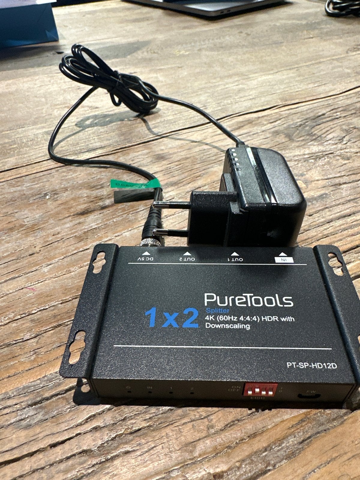 PureTools 1x2 HDMI Splitter 4K (60Hz 4:4:4) HDR, Puretools, Ophalen of Verzenden, Zo goed als nieuw, Minder dan 2 meter