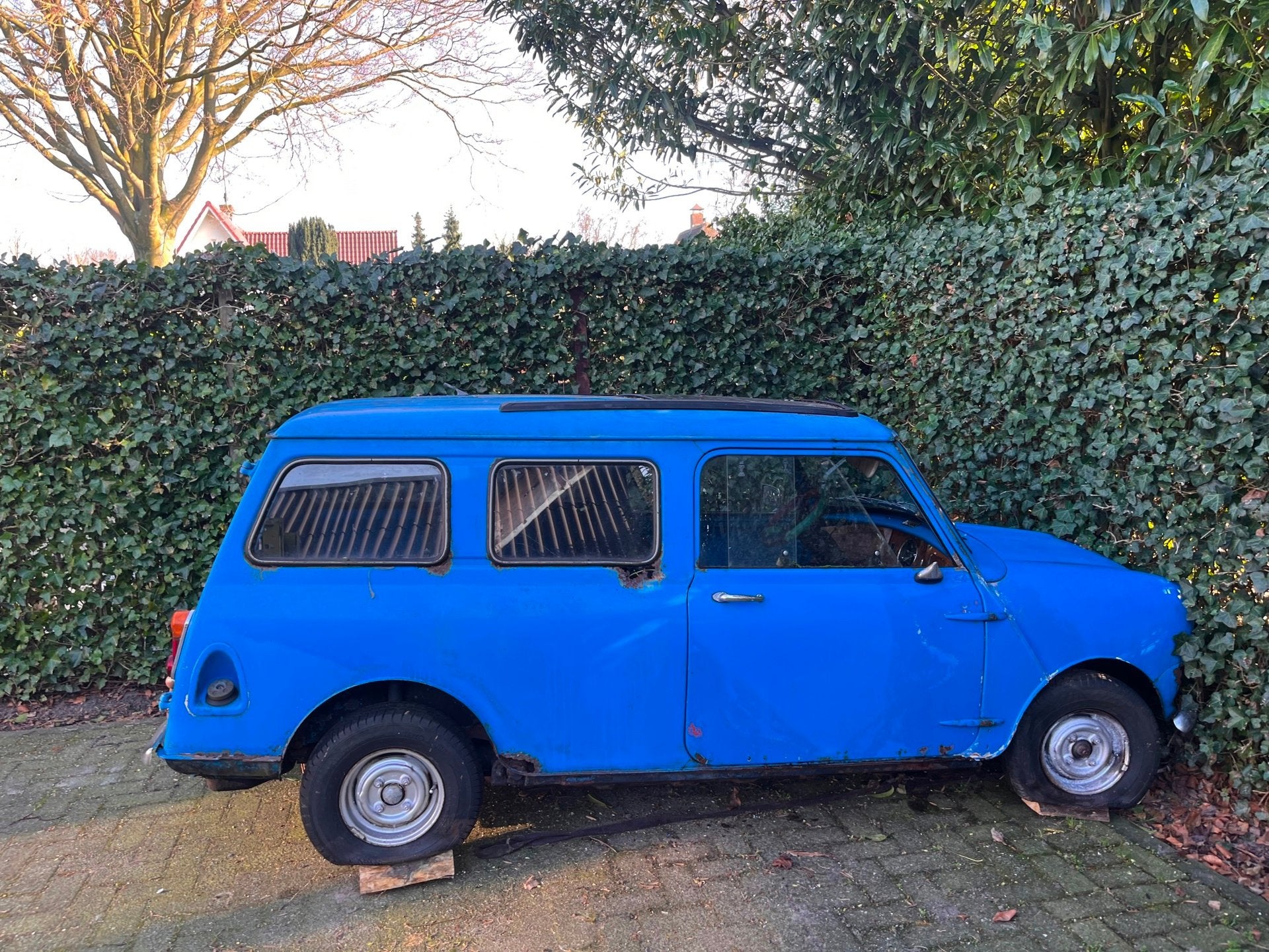 Mini 1000 VAN, Auto's, Voorwielaandrijving, Gebruikt, 4 cilinders, Blauw