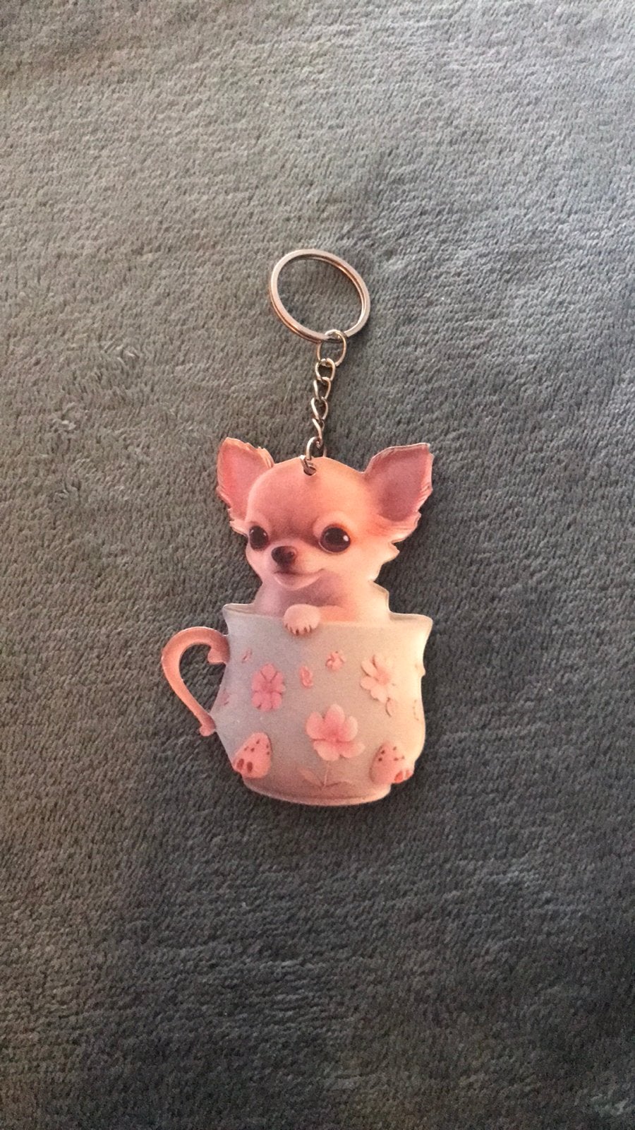 Sleutelhanger chihuahua, Ophalen of Verzenden, Zo goed als nieuw