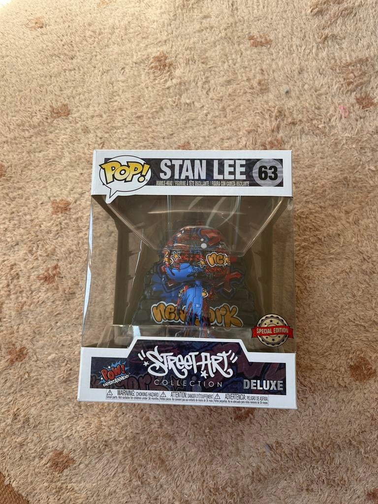 Funko Pop! Stan Lee 63 Street Art Collection Deluxe, Ophalen of Verzenden, Nieuw