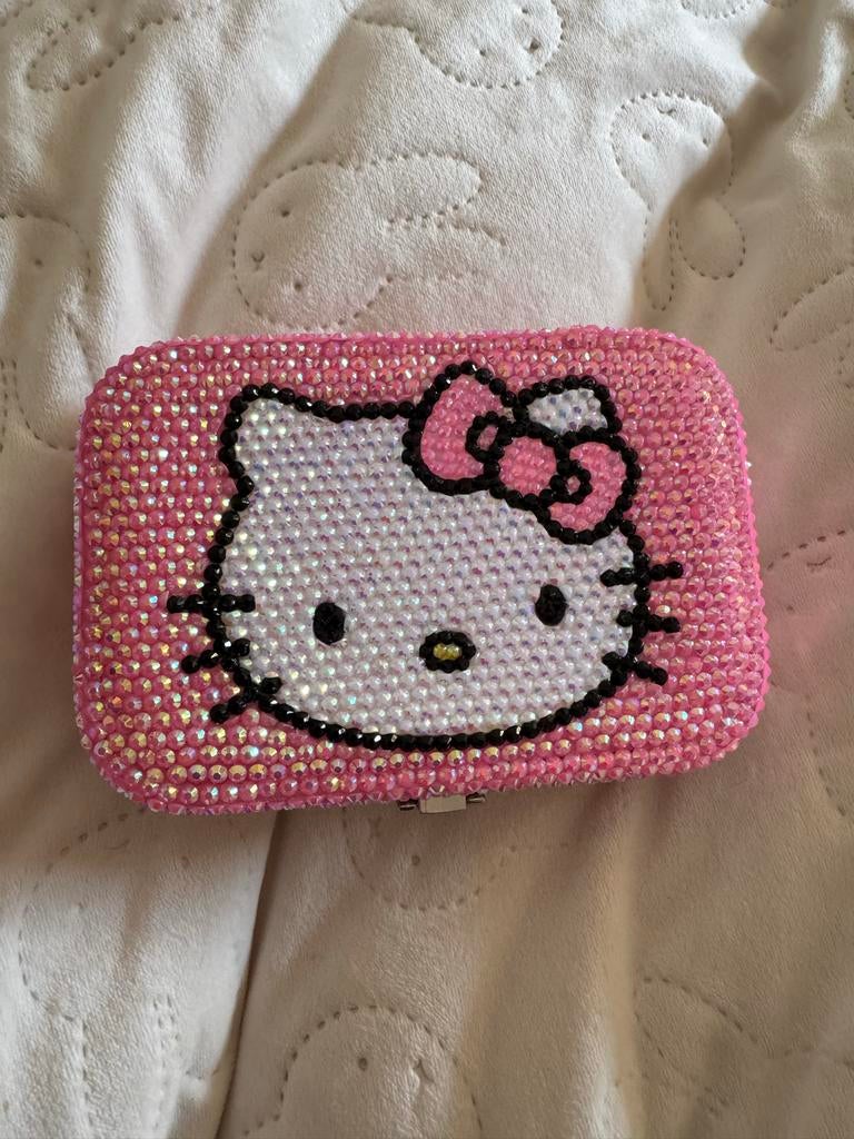 Handgemaakt Hello Kitty Sieraden Doosje met Glitters, Ophalen, Nieuw