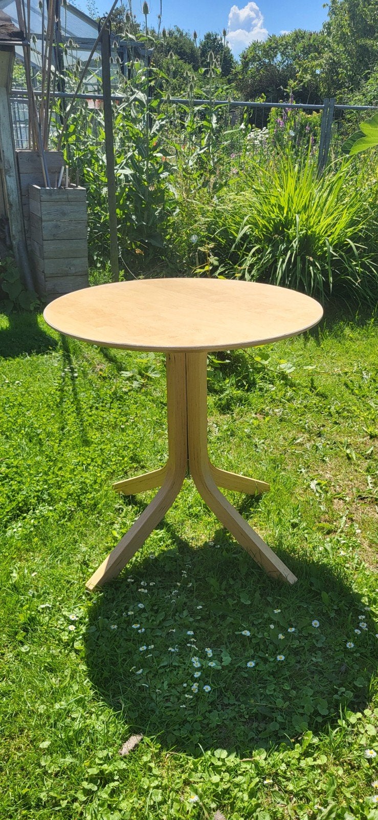 Ikea Alback tafel rond, Ophalen, Gebruikt, Rond, 75 cm of meer