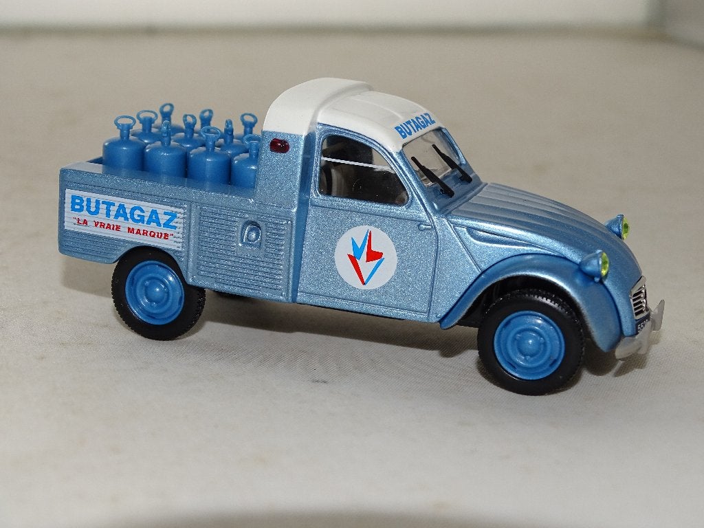 1/43 Norev Citroen 2CV Butagaz, Ophalen of Verzenden, Nieuw, Auto, Norev
