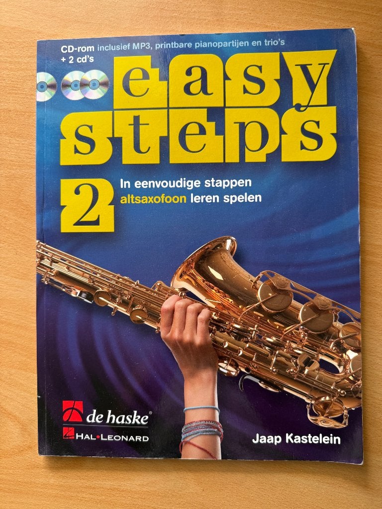 Altsaxofoon lesboek incl. cd's, Klassiek, Ophalen of Verzenden, Zo goed als nieuw, Saxofoon