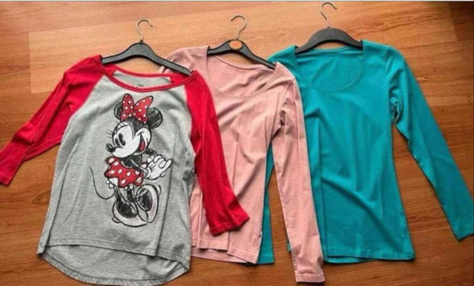 Set van 3 comfortabele shirts: Minnie Mouse & AnniRolfi, Maat 38/40 (M), Meerkleurig, Ophalen of Verzenden, Lange mouw