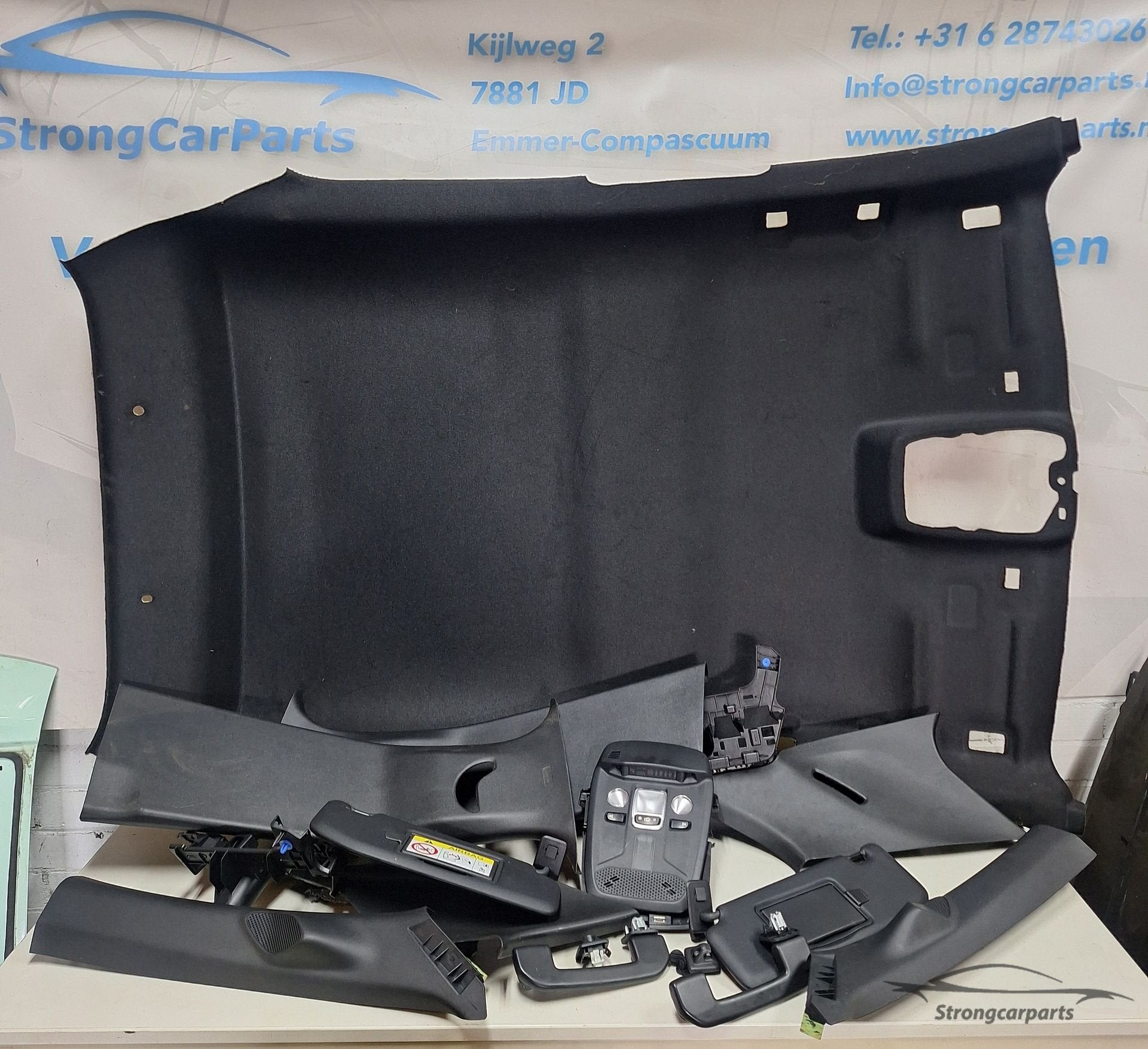 Zwarte Hemel Opel Corsa F compleet met A,B,C stijlen, Auto-onderdelen, Interieur en Bekleding, Ophalen, Gebruikt, -, -