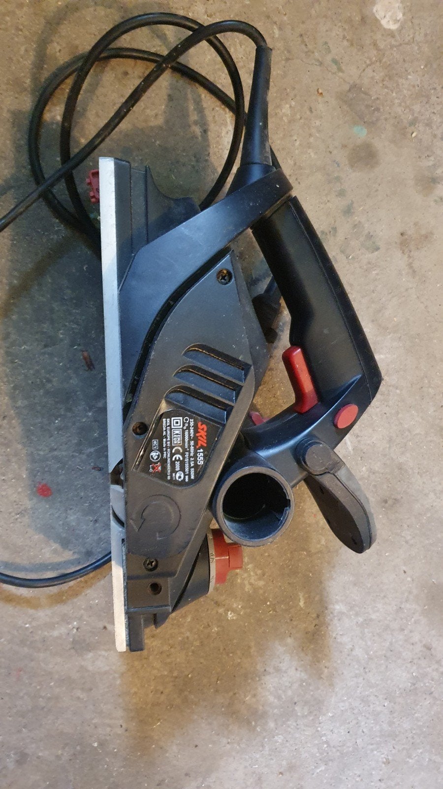 SKIL 550W Elektrische Schaafmachine - Model 1558, Ophalen of Verzenden, Gebruikt