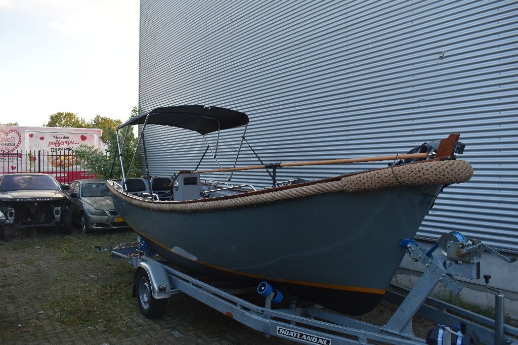 polyester spiegelsoep 6.20x2 meter NIEUWE APLHA 17PK MOTOR, Ophalen, Afdekzeil, 6 m, 2 m