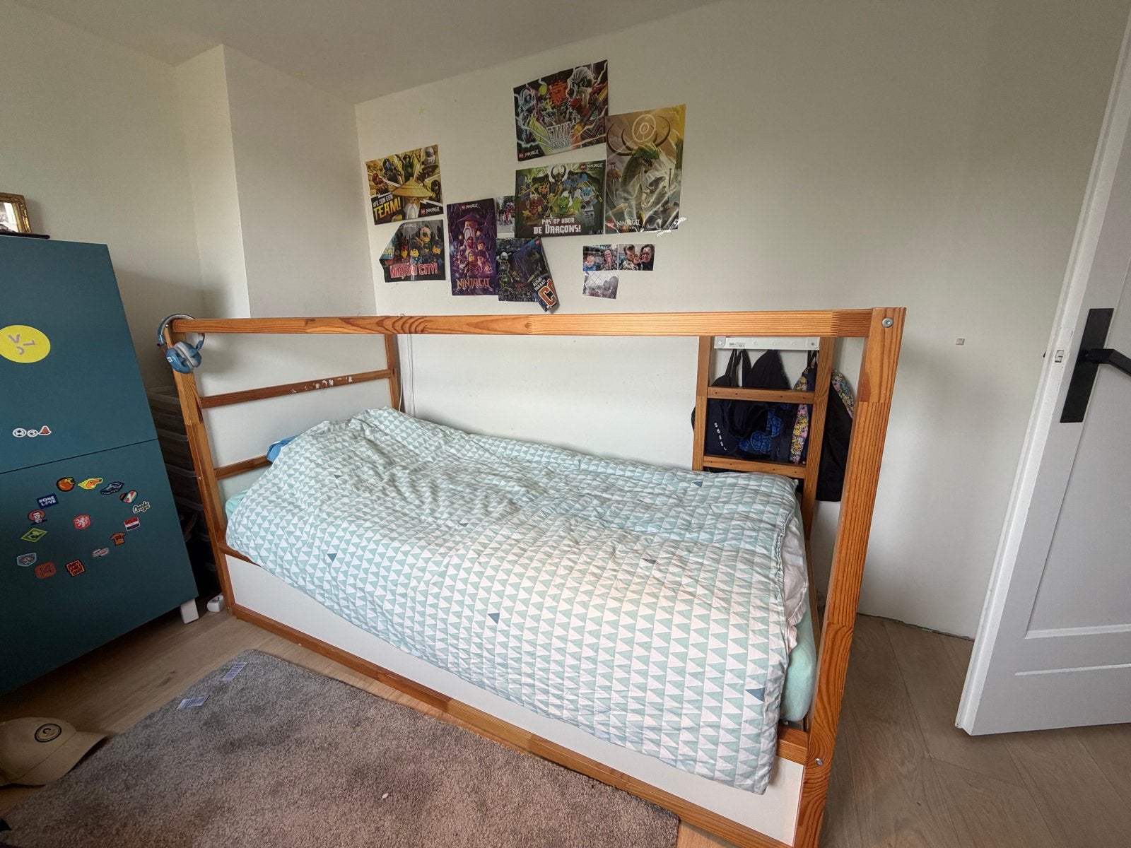 Ikea Kura omkeerbed - Gebruikt met lichte sporen, Ophalen, 85 tot 100 cm, Gebruikt, Hoogslaper of Stapelbed