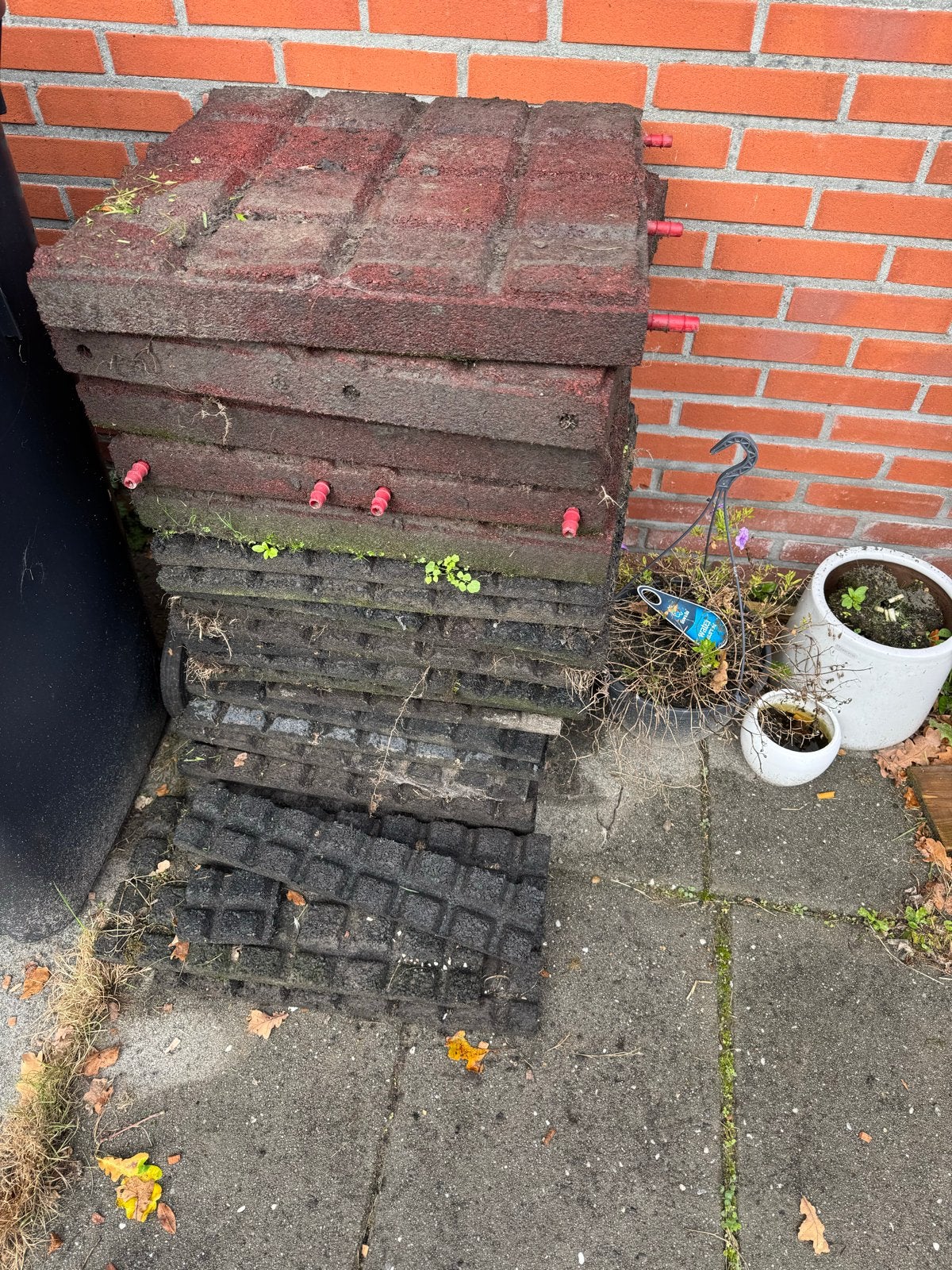 rubberen tegels, gratis ophalen, Ophalen, Gebruikt, Rubber, 5 tot 10 m²