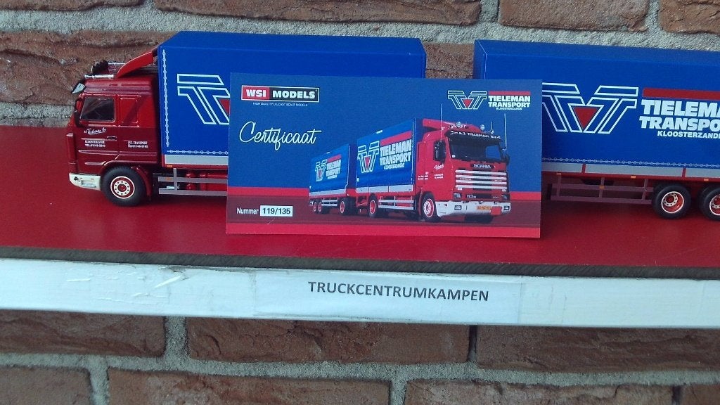 WSI  Scania  3  Streamline  van  Tieleman., Ophalen of Verzenden, Nieuw, Bus of Vrachtwagen, Wsi